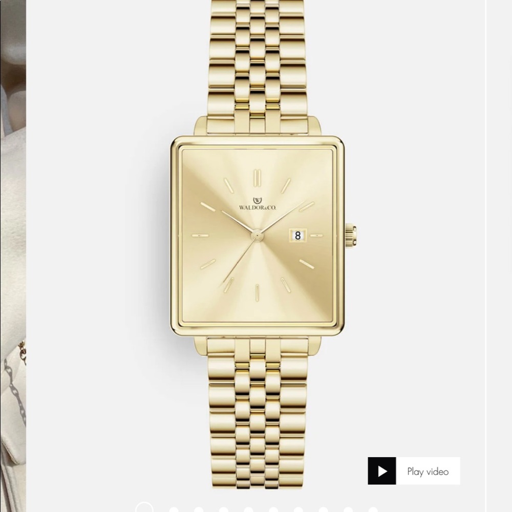 Waldor and co DELIGHT 32 CHELSEA watch gold